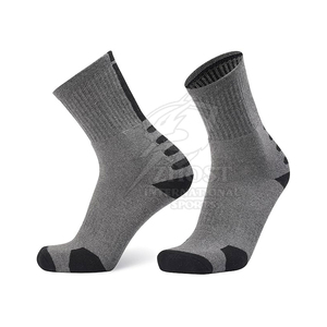 Breathable Solid Sports Crew <b>Socks</b> Quick Dry Athletic Training <b>Socks</b> Ribbed Knitted Football Basketball Soccer <b>Running</b> - Product Image 6