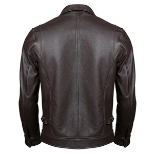 Chaqueta Deportiva ATHLOTIC para Hombre, 100% Cuero, Cuello Camisero, Impermeable, Resistente al Viento, Ecológica, Estilo Urbano, con MOQ Bajo - Product Image 3