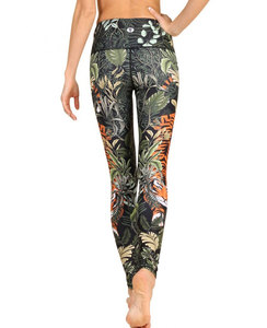 Leggings sans couture pour femmes Logo personnalisé Collants Scrunch Butt Tummy Control Pantalon élastique Couleur unie Gym Workout Spandex / Nylon - Product Image 2