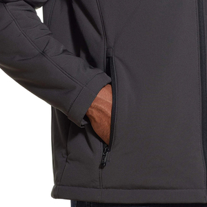 Custom Men's Softshell Jacket Stand Collar Waterproof Windbreaker Fleece <b>Lined</b> Workwear <b>Coat</b> Outdoor Sports Tactical Casual - Product Image 4