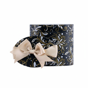 Boîte en métal ovale personnalisée pour cadeaux de mariage - Product Image 3