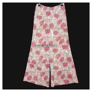 Pantalon d'été évasé personnalisable pour femmes Pantalon palazzo en coton à jambes larges respirant pour le voyage #1 Offre Spéciale - Product Image 4