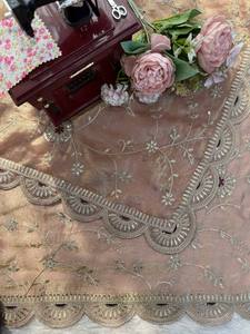 Sari de Seda Modal Suave Banarasi Indio de Última Moda, de la Mejor Calidad, para Fiestas y Bodas, con Tejido Tradicional de Cobre Zari - Product Image 4