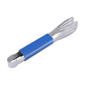 Pince de cuisine professionnelle en acier inoxydable noir mat pour la présentation culinaire – Outil de chef de précision - Product Image 6