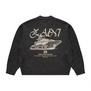 Sweat-shirt rouge en molleton de coton premium 400 GSM, impression sérigraphique personnalisée, impression en relief, broderie du logo, coupe ample unisexe - Product Image 2