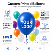 Ballons en latex imprimés avec logo personnalisé, 12 pouces, hélium, anniversaire, mariage, anime, numéros, fête, publicité, décoration, Noël, Halloween