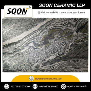 Îlot de cuisine contemporain en quartzite, motif veiné noir, surface en pierre naturelle durable, anti-corrosion, résistant à l'eau - Product Image 6