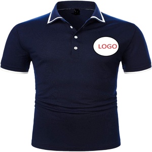 Polo 100% de algodón para hombre, Polo de alta calidad, Polo de poliéster de manga corta, OEM, venta al por mayor, Polo Unisex, camisetas personalizadas lisas - Product Image 1