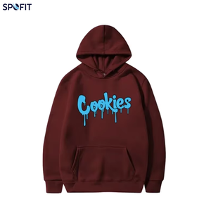Sports <b>Hoodie</b> <b>Men</b> Streetwear Hip Hop 100% Cotton Heavy Weight <b>Lined</b> Breathable for Custom 3D Puff Printing Sweatshirt - Product Image 1