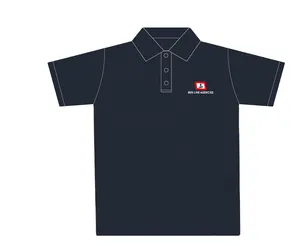 Camisa polo unissex personalizada, camisa unisex estampada de subolmação para roupas corporativas