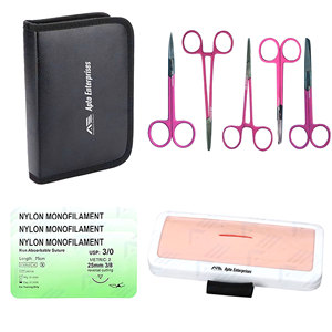Kit de pratique de suture, Instruments chirurgicaux, Outils médicaux, Instruments chirurgicaux vétérinaires, Instruments médicaux, Science - Product Image 1