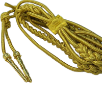 Aiguillettes en or Sudia Arbia, design élégant tressé, fabriqué au Pakistan
