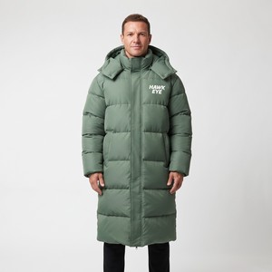 <b>Men</b> Long <b>Puffer</b> <b>Jacket</b> <b>Hooded</b> Stand Collar Warm Winter Coat Outdoor Outerwear Elegant Color <b>Puffer</b> Coat For <b>Men</b> - Product Image 1