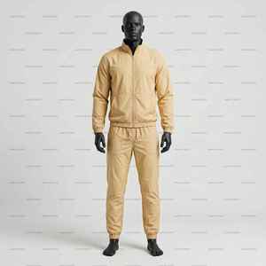 High Quality Custom Unisex <b>Reflective</b> Zip up Nylon Polyester Windbreaker Track <b>Jacket</b> and Pants Set Tracksuit with Hood <b>Men</b> - Product Image 6