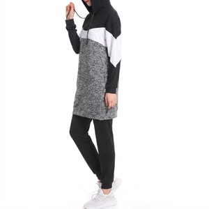 Muslim Women Winter Casual Activewear Tracksuit Modest Fitness Clothing Long Sleeve Jogger Set Comfortable Sports OEM ODM - Product Image 6