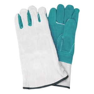 Guantes Reforzados de Piel de Vacuno para Niños, Resistentes a la Abrasión, para Trabajo Pesado, Barbacoa y Soldadura - Product Image 4