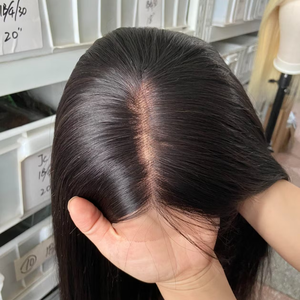 Extensiones de cabello liso de hueso Top1 de lujo, alineado con extensiones de cabello vietnamita cutícula de un solo donante, pelucas de encaje Full Hd sin pegamento - Product Image 2