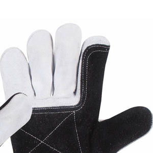 Heavy Duty Rigger <b>Gloves</b> Durable Leather Construction Double Layer Protection Anti-static Anti-chemical Silicone-free Safety - Product Image 2