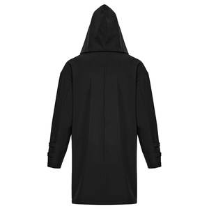 Veste tactique imperméable à capuche pour homme, style gothique punk noir, avec œillets, modèle 2026, la plus vendue - Product Image 2