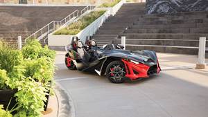รถสปอร์ต Polaris Slingshot 3-4 ที่นั่ง เครื่องยนต์เบนซิน 150-250 แรงม้า คุณภาพพรีเมียม ราคาประหยัด รถสามล้อโรดสเตอร์สมรรถนะสูง ลดราคา - Product Image 4