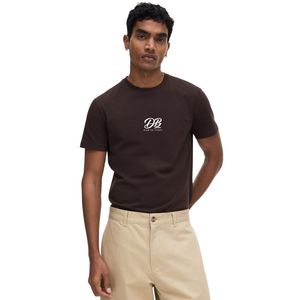 เสื้อยืดผู้ชายทรงเข้ารูป ผ้าฝ้าย 100% นุ่ม ระบายอากาศดี สวมใส่สบาย คอกลม แขนสั้น เหมาะสำหรับออกกำลังกาย เล่นกีฬา สตรีทแวร์ รับสกรีนโลโก้ - Product Image 1