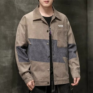 Men's <b>Winter</b> Bomber <b>Jacket</b> Stand Collar Zipper <b>Waterproof</b> Windproof Breathable Casual Loose Fit - Product Image 4