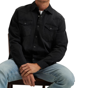 เสื้อเชิ้ตยีนส์ลำลองผู้ชาย สวมใส่สบาย ระบายอากาศได้ดี แขนยาว ปรับแต่งได้ ขายส่ง ผ้าฝ้าย - Product Image 1