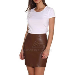 Jupes en cuir pour femmes de haute qualité fabriquées au Pakistan, prix de gros, pour usage extérieur - Product Image 6