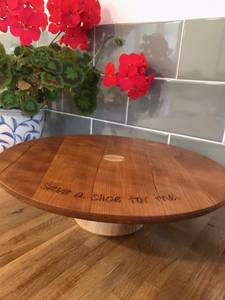 Luxury Rustic Cake Stand Wooden Dessert <b>Platter</b> for Cupcakes Cheese Fruit Serving Wedding Party Decoration Wholesale B2B supply - Product Image 3