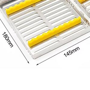Caja de Instrumentos Quirúrgicos Dentales de Acero Inoxidable para Esterilización en Autoclave, Marca QASIDEN INSTRUMENTS - Product Image 1