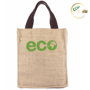 Printed Jute Carry <b>Bag</b> Eco Friendly Reusable Promotional Shopping Tote <b>Bag</b> - Product Image 2