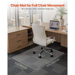 36 X 48-Inch <b>Office</b> <b>Chair</b> <b>Mat</b> <b>for</b> Carpeted Floors Rectangular <b>Chair</b> <b>Mats</b> - Product Image 2