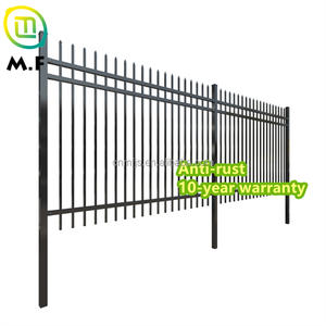 Paneles de Cerca Metálica con Tratamiento Térmico Directo de Fábrica, 6 pies y 8 pies, Cerca para Jardín para Casas con Diseño 3D - Product Image 4