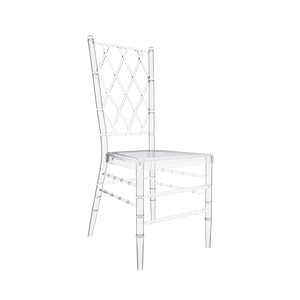 Sedia in bambù trasparente, semplice ed elegante, ideale per matrimoni e feste - ZHUGE-4 - Product Image 4