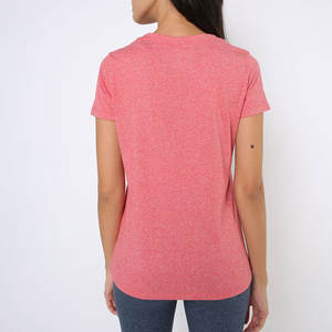 Camiseta de Verano para Mujer, Estilo Holgado y Elegante, Cuello Redondo Clásico, Manga Corta, para Uso Diario, 2025 - Product Image 4