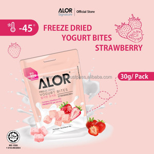 ALOR Fresa Liofilizado Yogurt Bites Probióticos Dulce Sabor Paquete al Vacío Niños Salud Snacks Muestras Gratis - Product Image 5