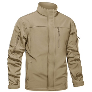 <b>Wind</b> <b>Breaker</b> Jacket Windproof Tactical Hiking Bomber Softshell Jacket Men Waterproof Softshell Hunting Jacket With logo - Product Image 5