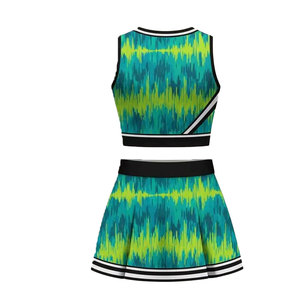 Uniformes de cheerleading imprimés All Star pour adultes en gros – Uniformes de cheerleading populaires en spandex sublimé avec design personnalisé gratuit - Product Image 3