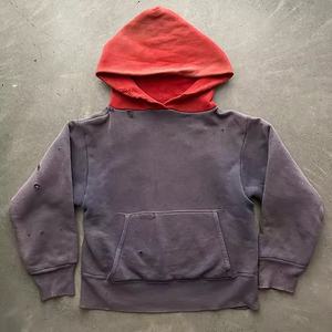 Sudadera con Capucha Extra Grande para Hombre, Color Sólido, Felpa de Algodón Ecológica, Diseño Casual con Bolsillos, Estampado 3D, para Otoño - Product Image 1