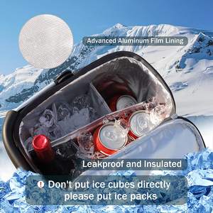 Wholesale Custom Leakproof Beach Party Picnic Wine Carry Bag Insulated 6 <b>Bottles</b> <b>Carrier</b> Tote Metal Holder Polyester Wine Cooler - Product Image 3