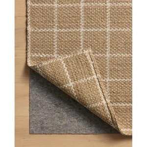 Alfombra Oriental Rectangular Trenzada Multicolor con Patrón Geométrico, Hilos Reciclados, Base de Yute, Pelo Bajo, Apta para Mascotas, Antideslizante - Product Image 4