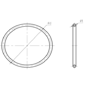 Joint d'étanchéité pour guide d'ondes - Modèle circulaire ST01-FAM pour boîtier de connecteur RF - Product Image 4