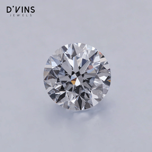 D'vins Jewels - Diamante Cultivado en Laboratorio, Corte Brillante Redondo, 1 Quilate, E VVS2, Excelente Corte, Surat, para Joyería, Modelo DJ 456 - Product Image 3