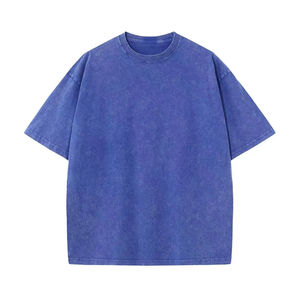 Service OEM T-shirts personnalisés Ringer délavés à l'acide 100% Coton Écologiques Respirants Légers Infroissables Séchage rapide Coupe classique - Product Image 5