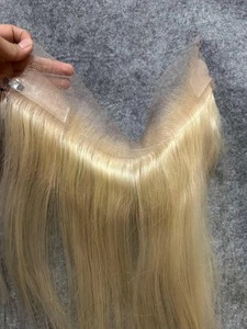 Extensiones de Cabello Transparentes para Tejer, Cabello Humano Remy, Doble Trama a Máquina, Ligeras, Transpirables, Compatibles con Todos los Colores y Tintes - Product Image 4