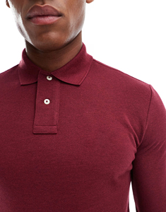 Polo homme personnalisé imprimé, dernier design, léger, 100% coton, manches courtes, tricot uni, vêtement décontracté d'été - Product Image 5