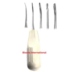 เครื่องมือถอนฟันแบบดึงฟันชนิดด้ามไฟเบอร์ ยี่ห้อ BISONS ทำจากสแตนเลส - Product Image 1