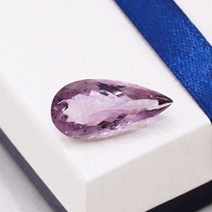 Ametyste violette naturelle certifiée GIA, taille poire, pierre précieuse non montée, 11 carats |   Fabrication de bijoux faits à la main en gros - Product Image 2