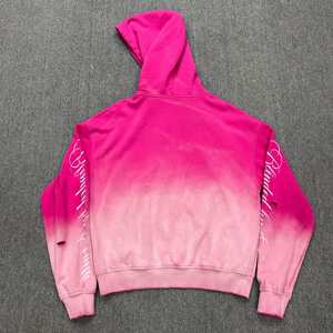 Sudadera con Capucha Extra Grande para Hombre, Estilo Desgastado por el Sol, con Detalles Desgastados y Acabado Vintage Streetwear - Product Image 3