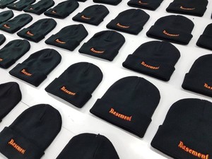 Luxury Winter <b>Beanie</b> Cap with Soft <b>Fleece</b> Lining Premium Warm Fabric Embroidered <b>Beanie</b> Hat Black Street Style Casual Wear - Product Image 2